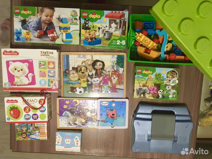 Лего, пазлы, планшет, настольная игра