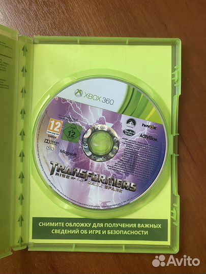 Игра Трансформеры Битва за тёмную искру Xbox 360