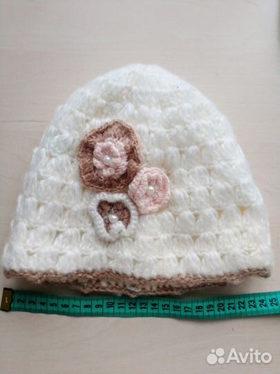 Шапка и шарф зимняя женская