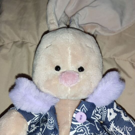 Мягкая игрушка плюшевая зайчик заяц кролик