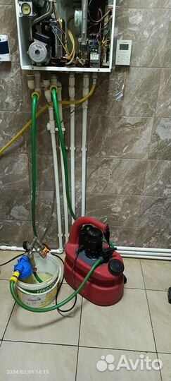 Промывка теплообменников, системы отопления