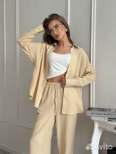 Костюм брючный с рубашкой