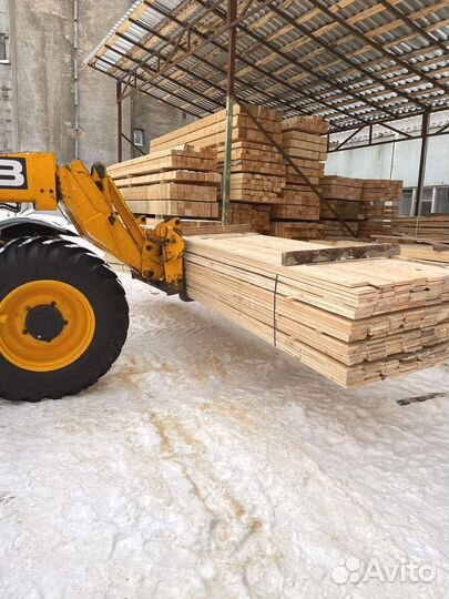 Доска обрезная 40х150х6000мм