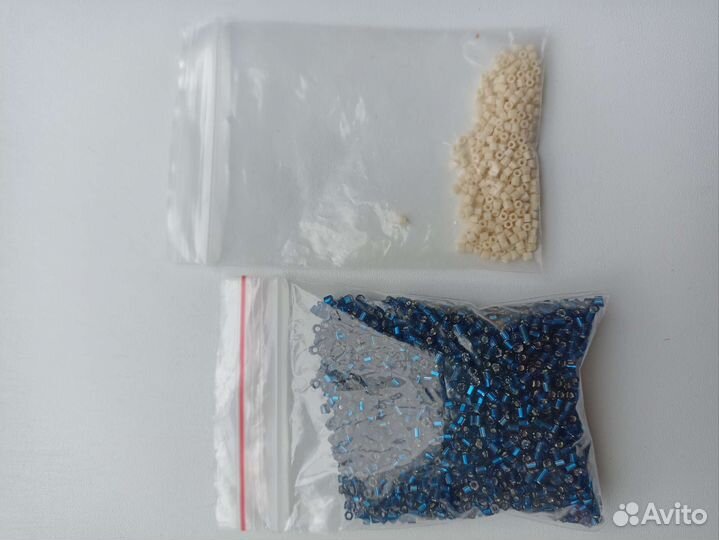 Бисер, рубка, стеклярус, бусины