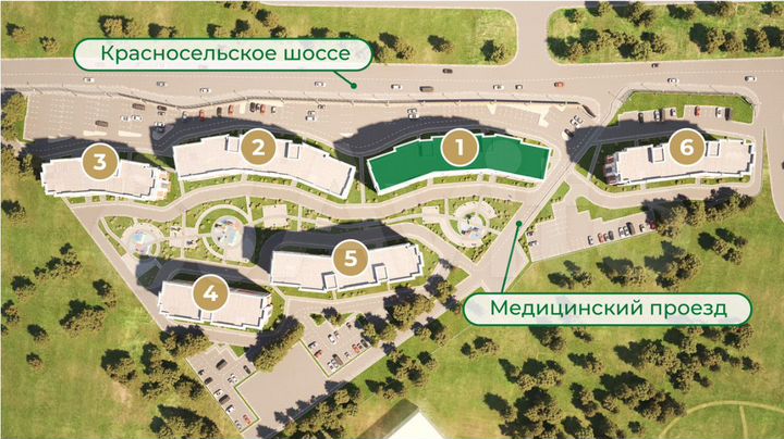 1-к. квартира, 40,6 м², 5/8 эт.