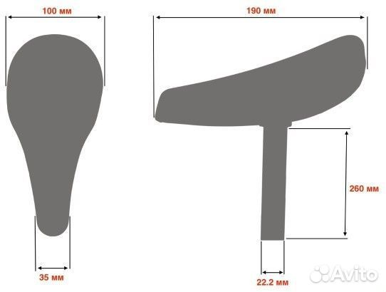 Удлинённое седло Strider XL Seat, мало б/у