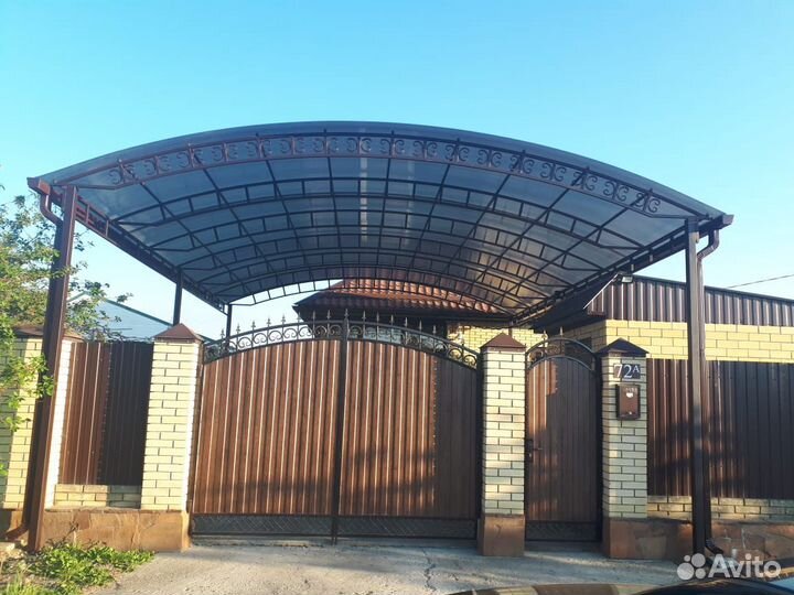 Навесы заборы ангары