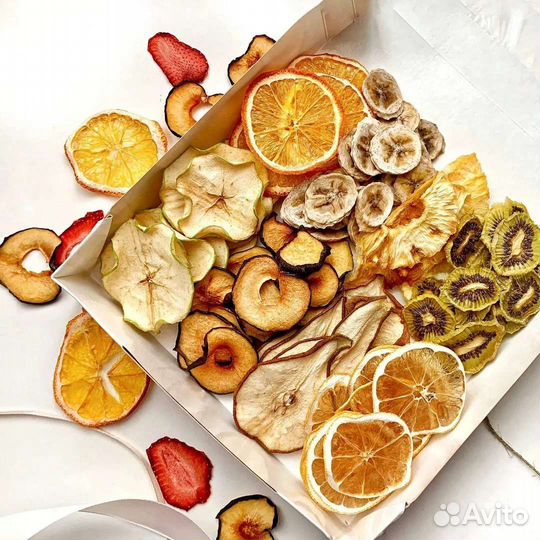 Фруктовые фрипсы/чипсы без сахара