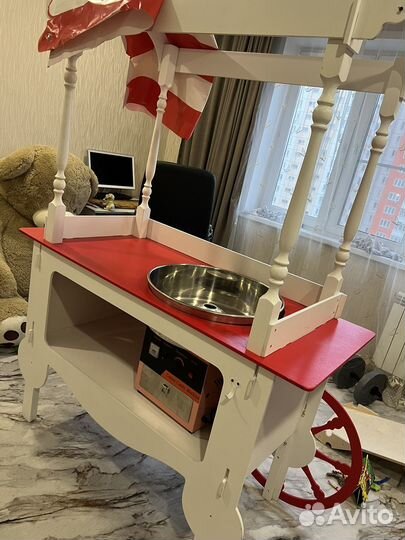 Тележка и аппарат для сладкой ваты