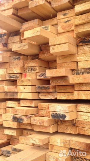 Доска обрезная 1 сорт 25*100*6000мм, ГОСТ