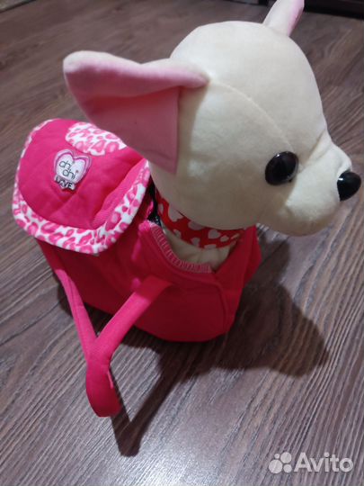 Игрушка собака на поводке