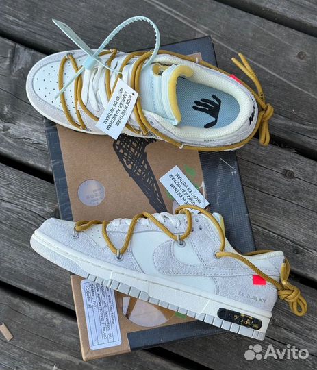 Кроссовки Nike Sb dunk low off white