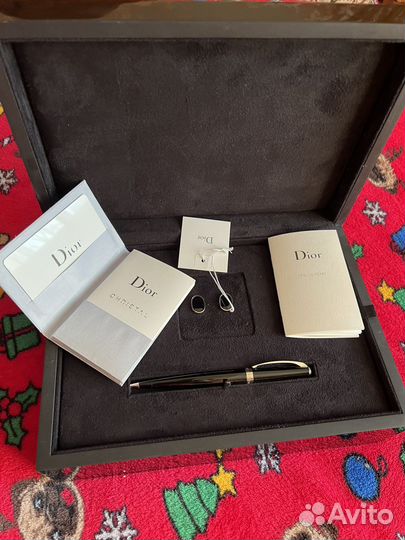 Подарочный набор ручка и запонки Dior. Оригинал