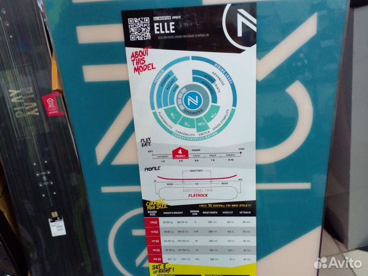 Сноуборд женский Nidecker Elle 147 cm