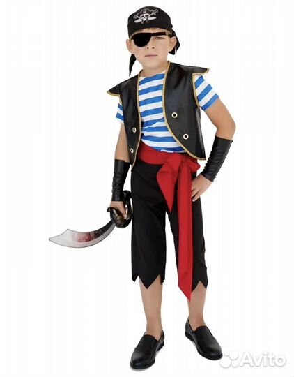 Новый Костюм пирата для мальчика
