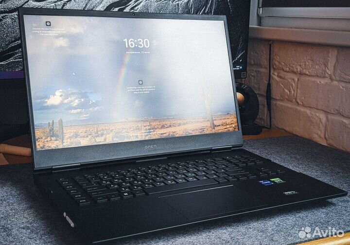 Ноутбук HP omen 17 (2k IPS экран, 3070ti, 32 озу)