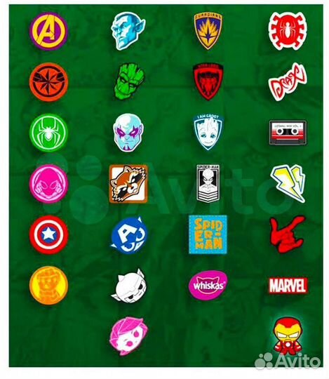 Начивки Marvel из Пятёрочки