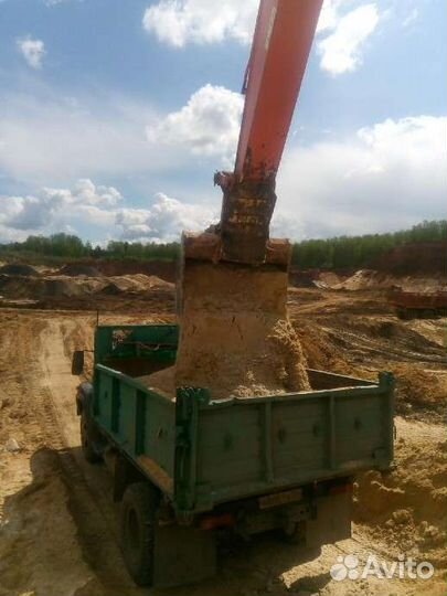 Песок щебень доставка ЗИЛ