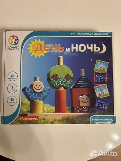 Игра логическая День и Ночь Bondibon оригинал
