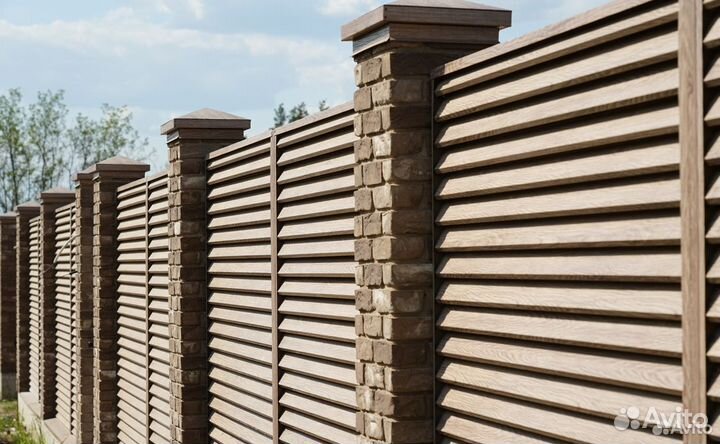 Жалюзи забор / забор жалюзи / жалюзи для забора