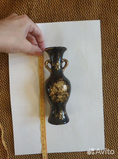 Ваза маленькая чёрная