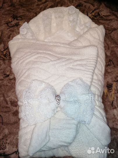 Одеяло - конверт на выписку зима