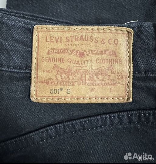 Джинсы levis 501 черные