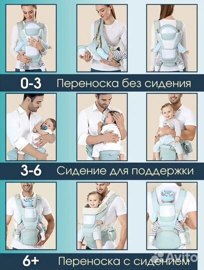 Кенгуру рюкзак многофункциональный для малыша