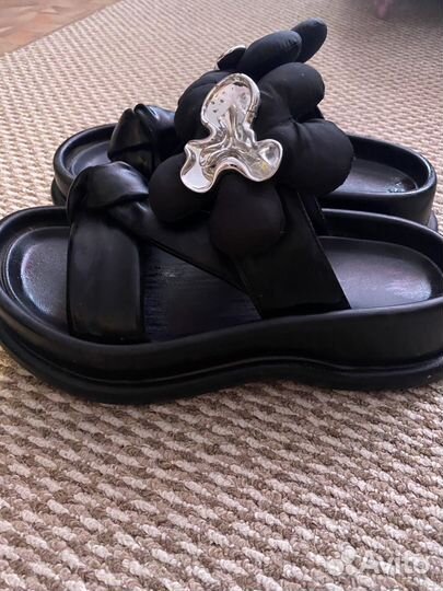 Тапки, натуральная кожа