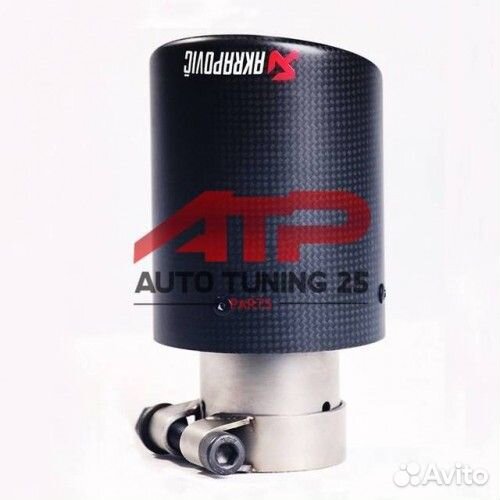 Насадка на глушитель Akrapovic style 76 - 114 (2 в