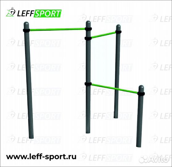 Воркаут площадки, турники, брусья от производителя