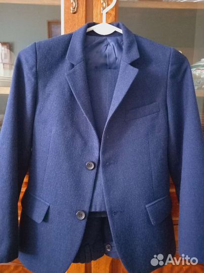 Школьный костюм для мальчика 122 128 синий
