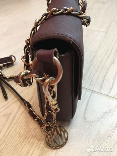 Сумка женская dkny оригинал цвет марсала, бургунди