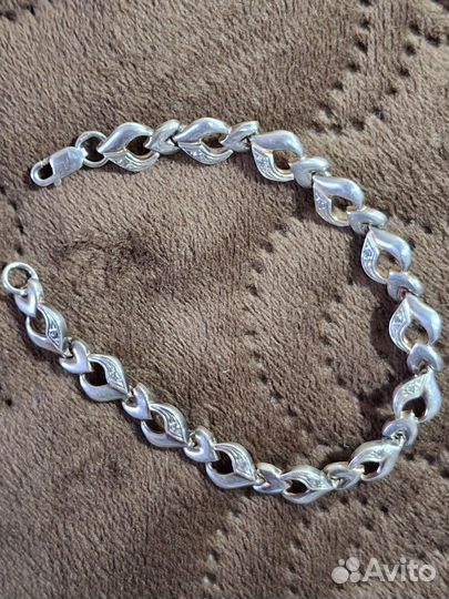 Браслет серебряный женский 925
