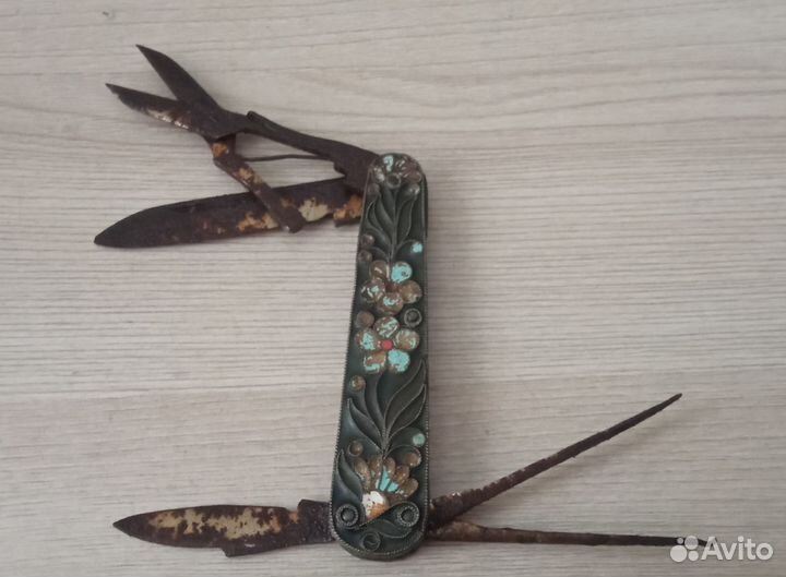 Нож СССР складной перочинный мультитул в работу