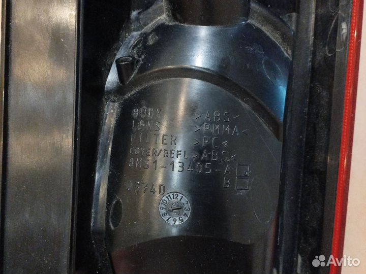 Фонарь задний правый ford focus 2 хэтчбек