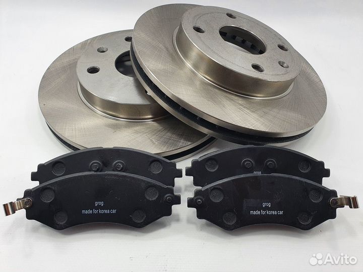 Диск тормозной передний Лачетти (комплект 2шт.+кол