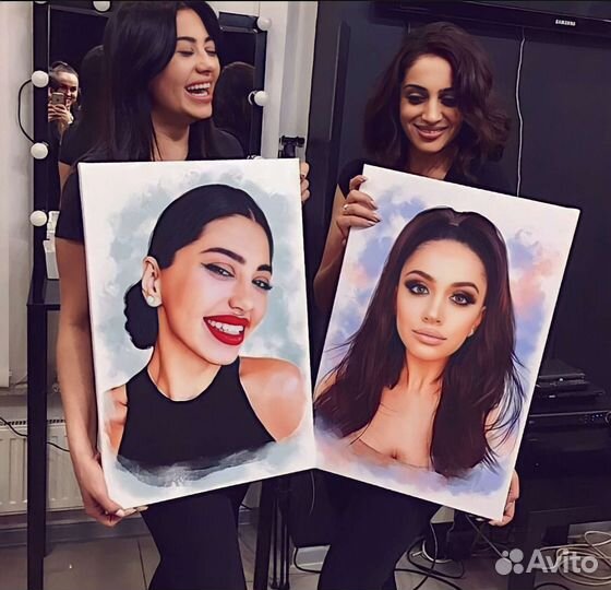 Фото на холсте, картины, портреты по фото