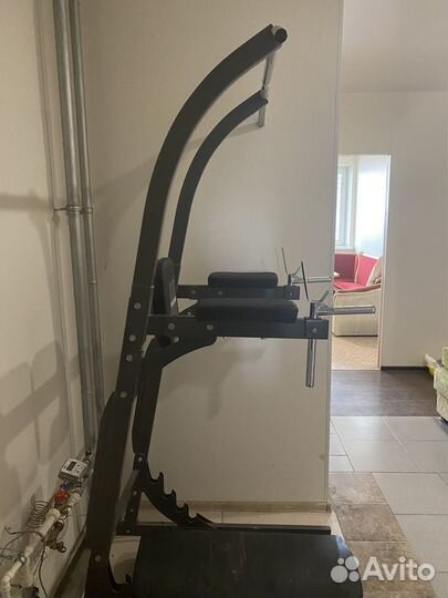 Турник брусья пресс 3 в 1 напольный torneo