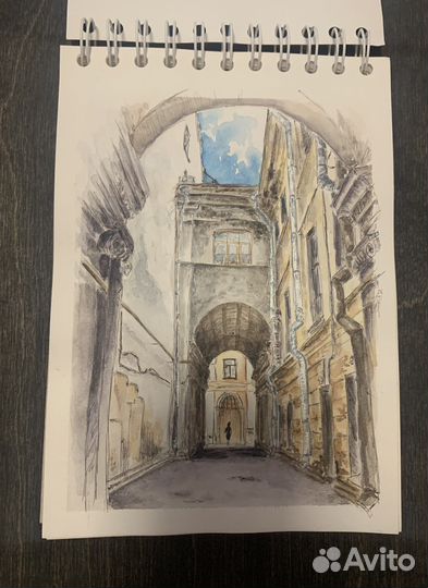 Серия городских скетчей