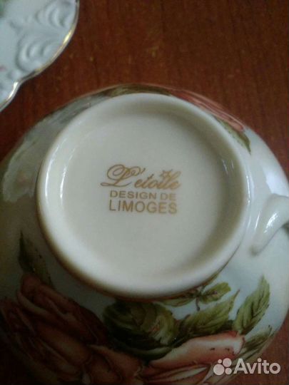 Чашка с блюдцем,Лимож не Лимож
