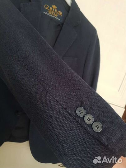 Пиджак школьный для мальчика 134