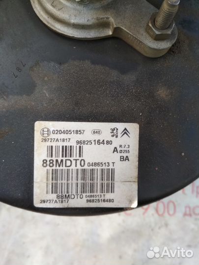 Peugeot 408 усилитель тормозов