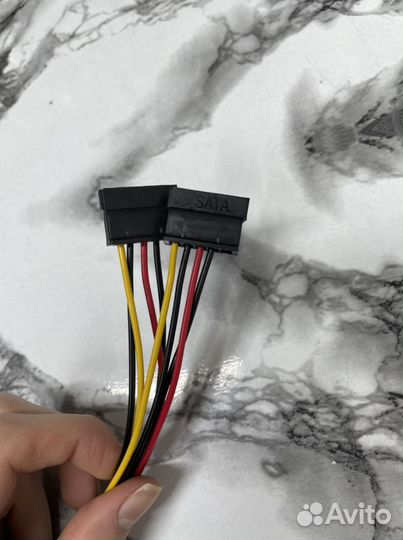 Переходник molex - SATA 2шт новый
