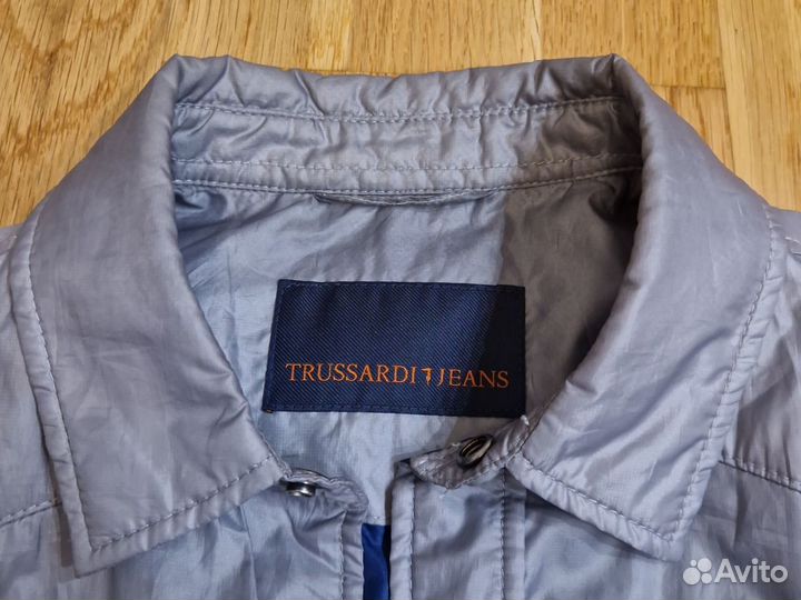 Куртка рубашка ветровка trussardi jeans