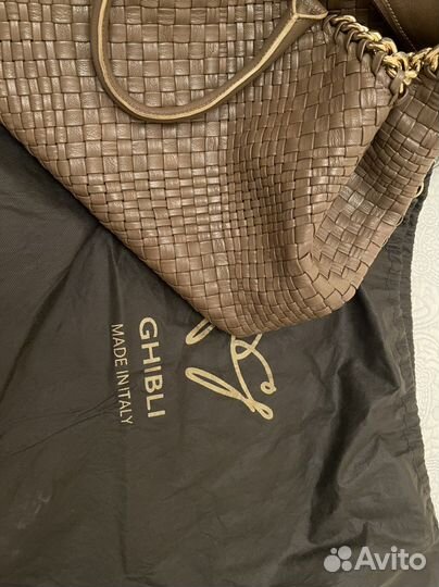 Сумка натуральная кожа италия Ghibli