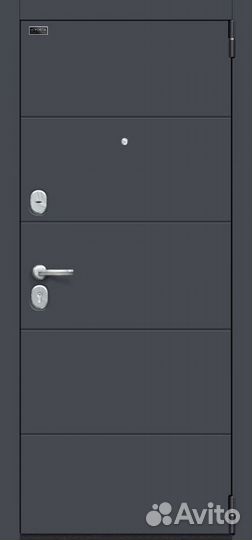 Двери входные Porta S 4.Л22 Graphite Pro/Virgin