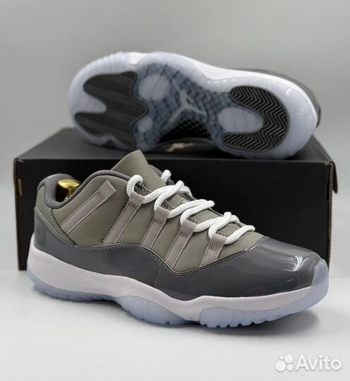 Кроссовки Nike Air Jordan 11 Retro low серые