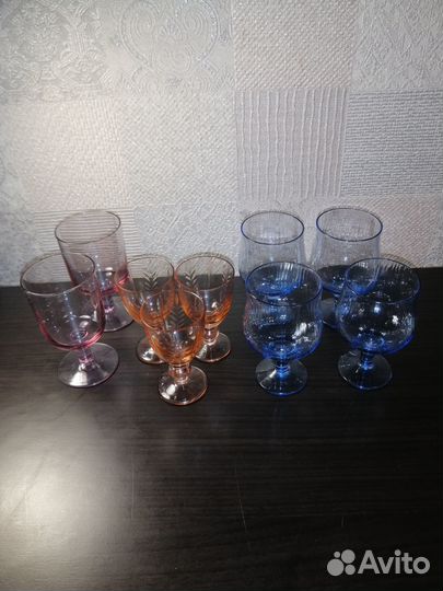 Посуда цветное стекло СССР