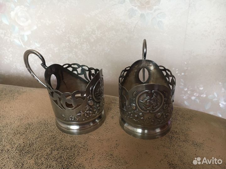 Подстаканник из мельхиора